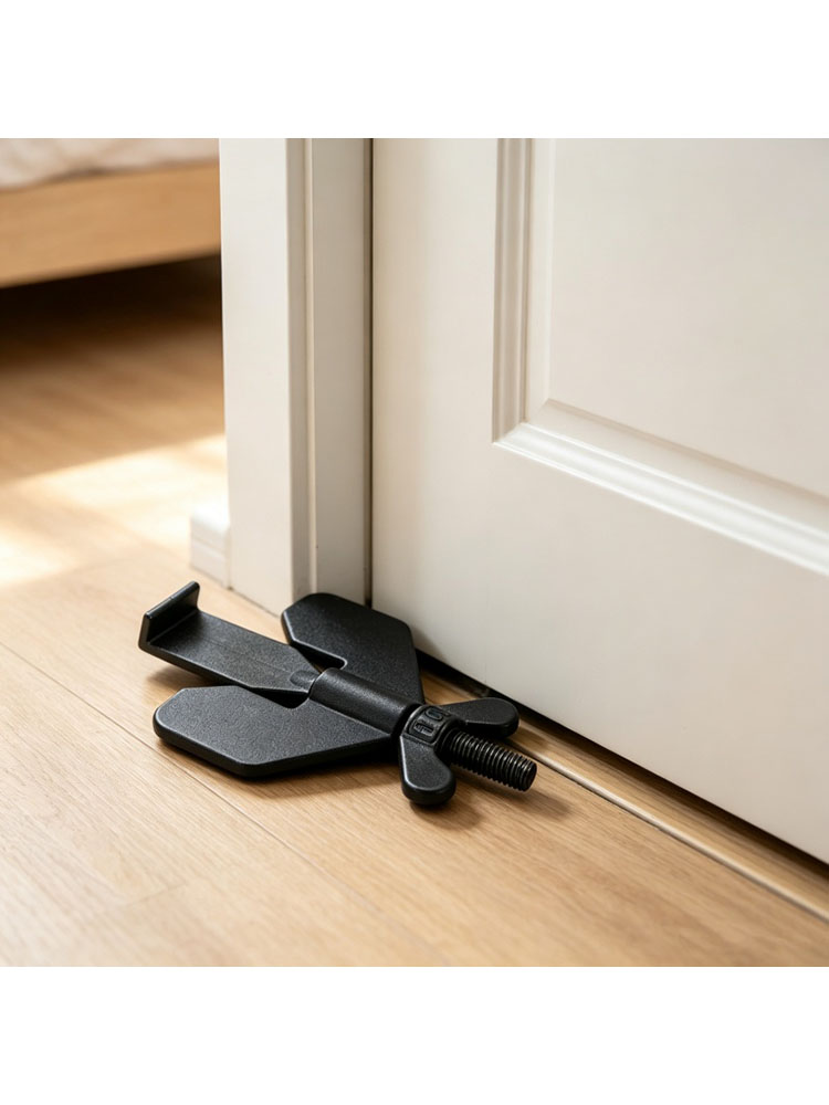 Home Security Jammers - ตัวกั้นประตูแบบพกพา ตัวหยุดประตูกันขโมย ตัวกั้นประตูเพื่อความปลอดภัยสำหรับประตูภายในโรงแรม ล็อคความปลอดภัยสำหรับบ้านและการเดินทาง อุปกรณ์ป้องกันขโมยสำหรับผู้หญิงที่อาศัยอยู่คนเดียว