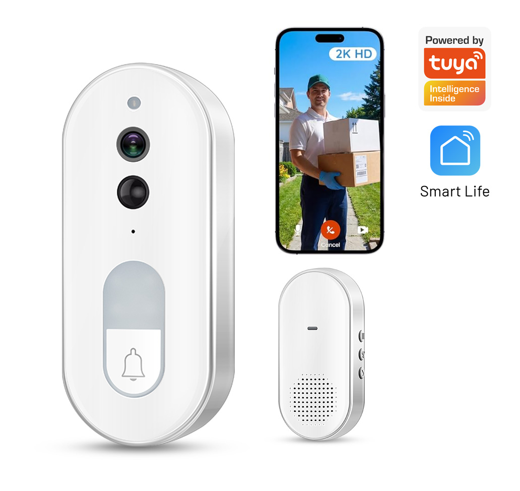 Home Security Premium - ทูย่าสมาร์ทวิดีโอกริ่งประตูไร้สาย 1080P HD กล้องกลางแจ้งอินเตอร์เน็ตไร้สายพูดคุยสองทาง IR Night