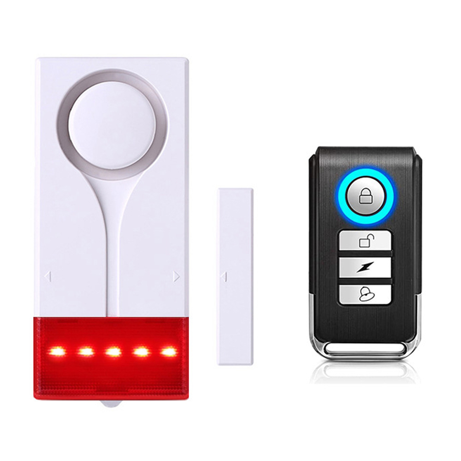 Window Alarm Sensor - สัญญาณกันขโมย 110 เดซิเบล เสียงดัง สำหรับประตูและหน้าต่าง ไร้สาย