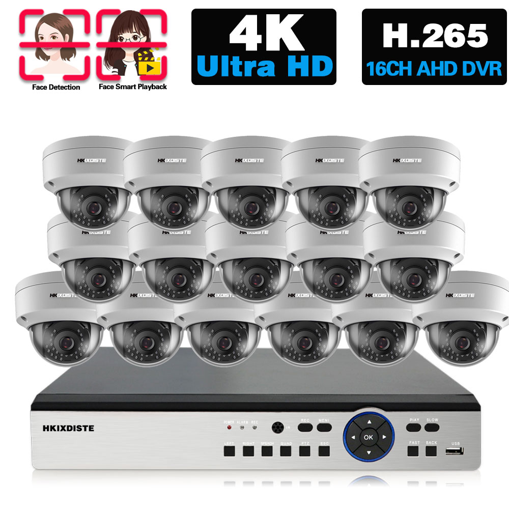 Home Security System - ชุดกล้องวงจรปิด 4K Ultra HD AHD พร้อม