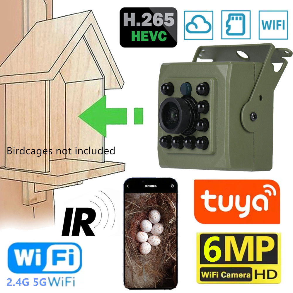 Home Security Premium - กล้องวงจรปิดไร้สายขนาดเล็ก 6MP 4MP POE 2K Tuya