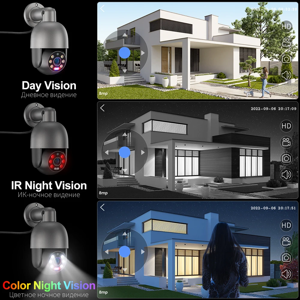 Home Security And Camera System - ระบบกล้องวงจรปิด Tinosec Hot NVR 8MP 8