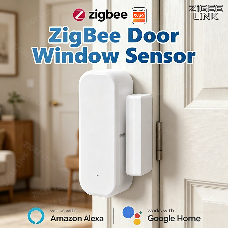 Window Alarm Sensor - เซ็นเซอร์ประตูหน้าต่าง ZigBee เครื่องตรวจจับการเปิดประตู Tuya Smart Life