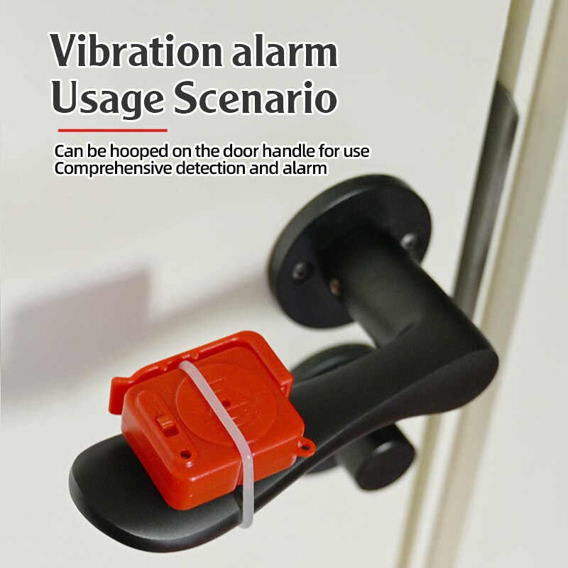 Window Alarm Sensor - เซ็นเซอร์สัญญาณเตือนการสั่นสะเทือนไร้สาย KERUI 120dB เครื่องตรวจจับแบบบางพิเศษ ป้องกันการโจรกรรม สำหรับบ้าน