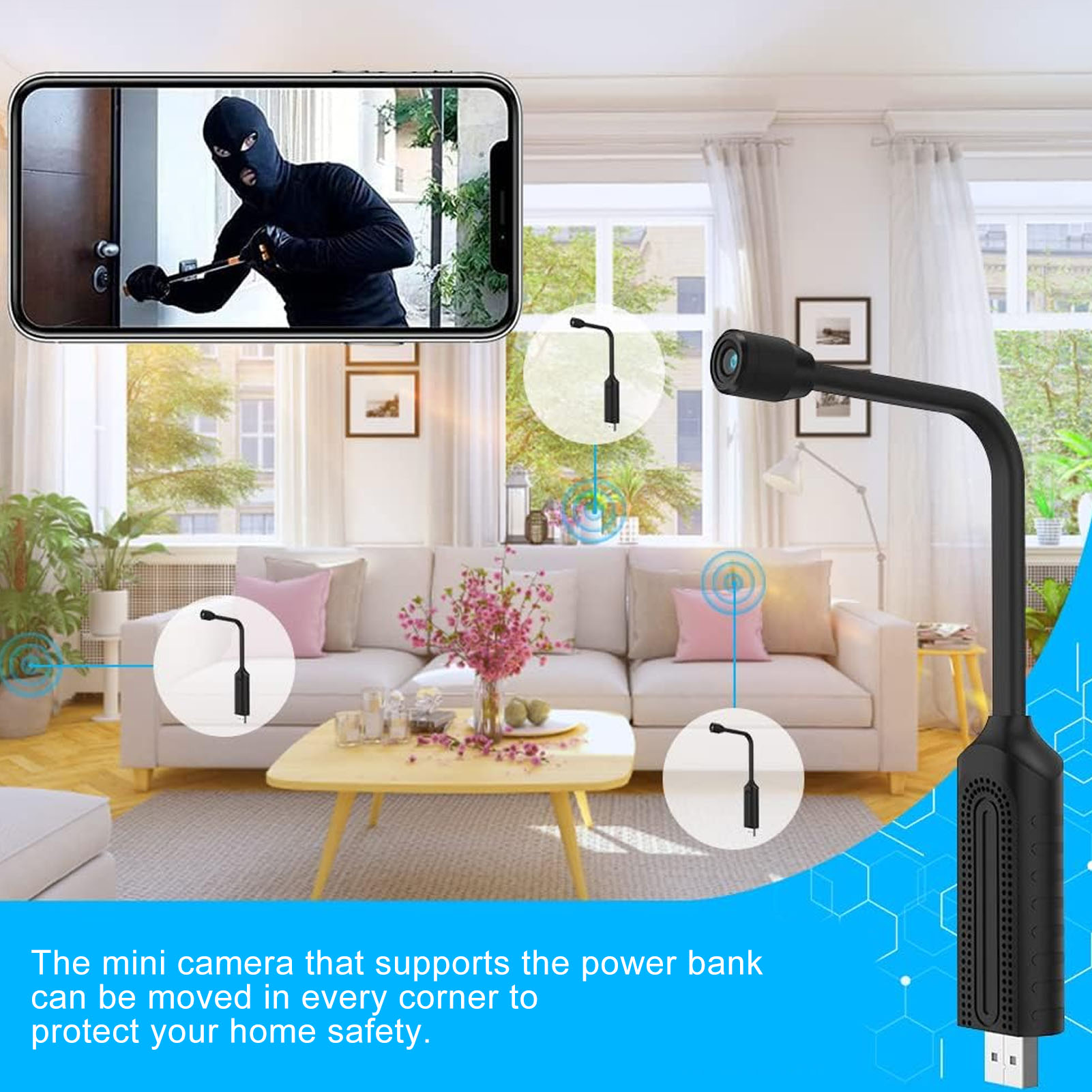 ขนาดเล็กสำหรับกล้องไร้สาย Wi-F - Home Security Premium บทวิจารณ์และราคา
