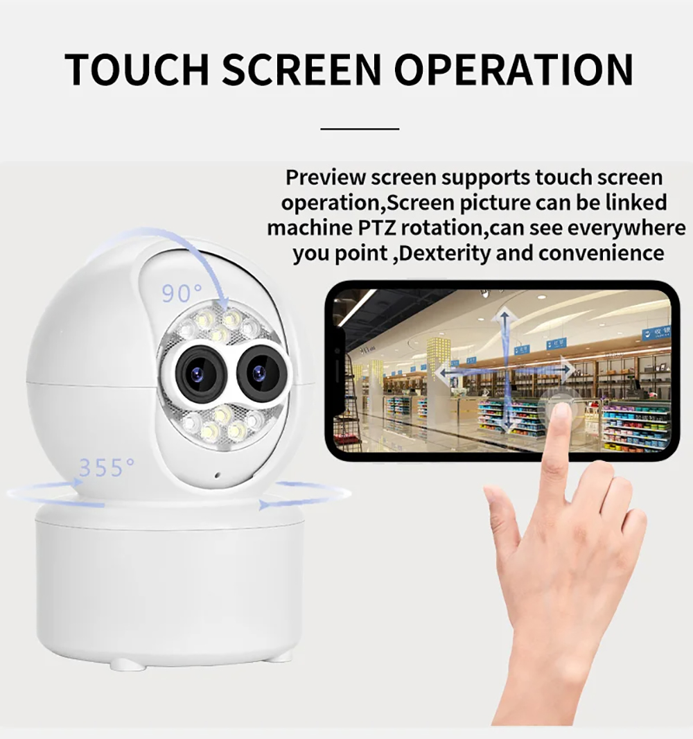 กล้องวงจรปิด ICsee แบบสองเลนส์ - Home Security Premium บทวิจารณ์และราคา