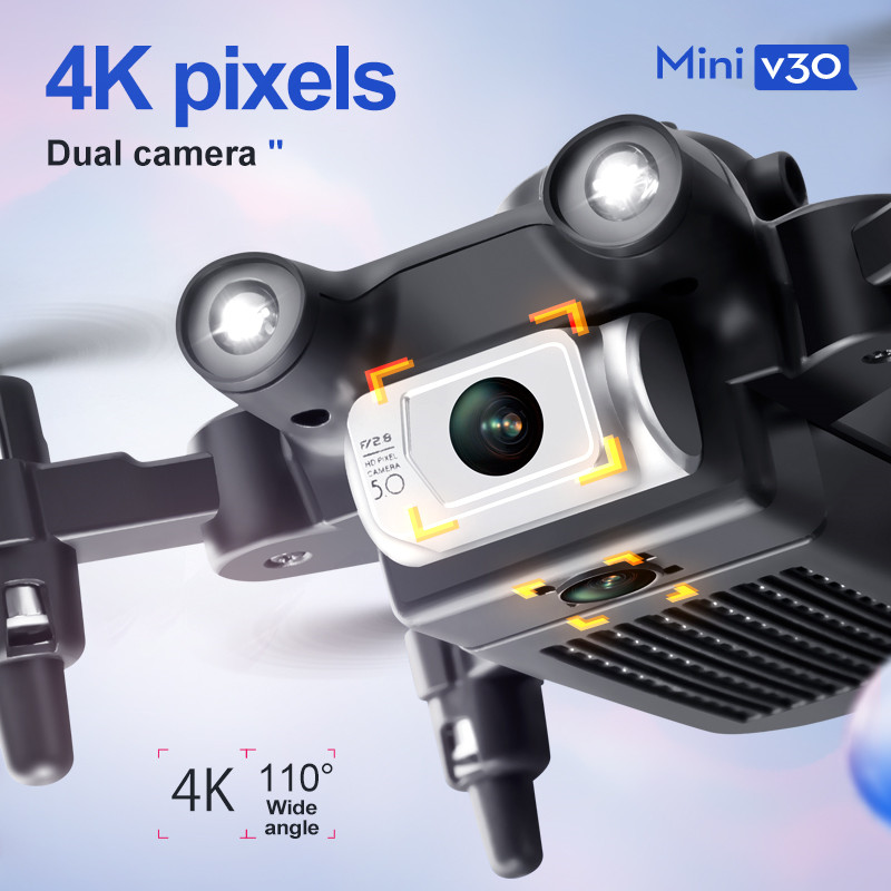 Mini V30 WiFi FPV Drone 4K HD  - Home Security Cameras Outdoor บทวิจารณ์และราคา