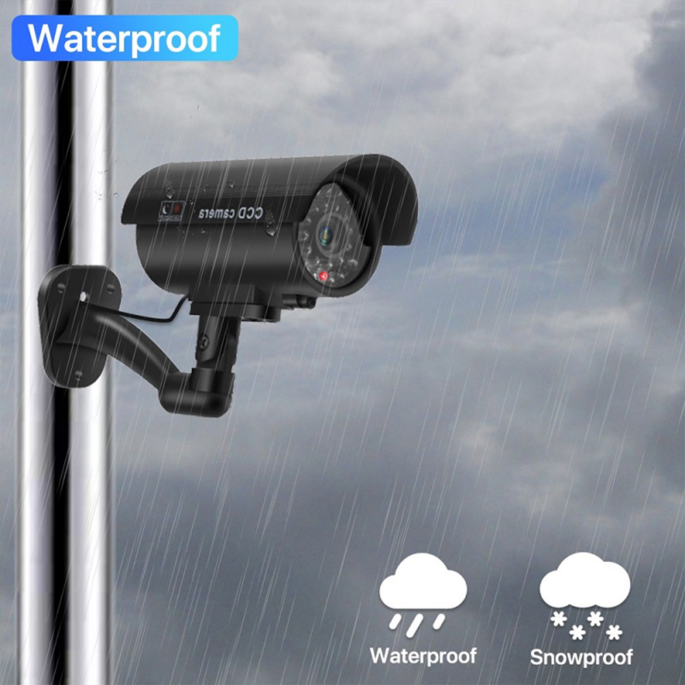 แผงเซลล์แสงอาทิตย์จำลองกล้องวง - Home Security Cameras Outdoor บทวิจารณ์และราคา
