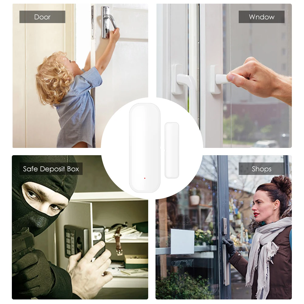 เซ็นเซอร์ประตูหน้าต่าง iHseno  - Window Alarm Sensor บทวิจารณ์และราคา