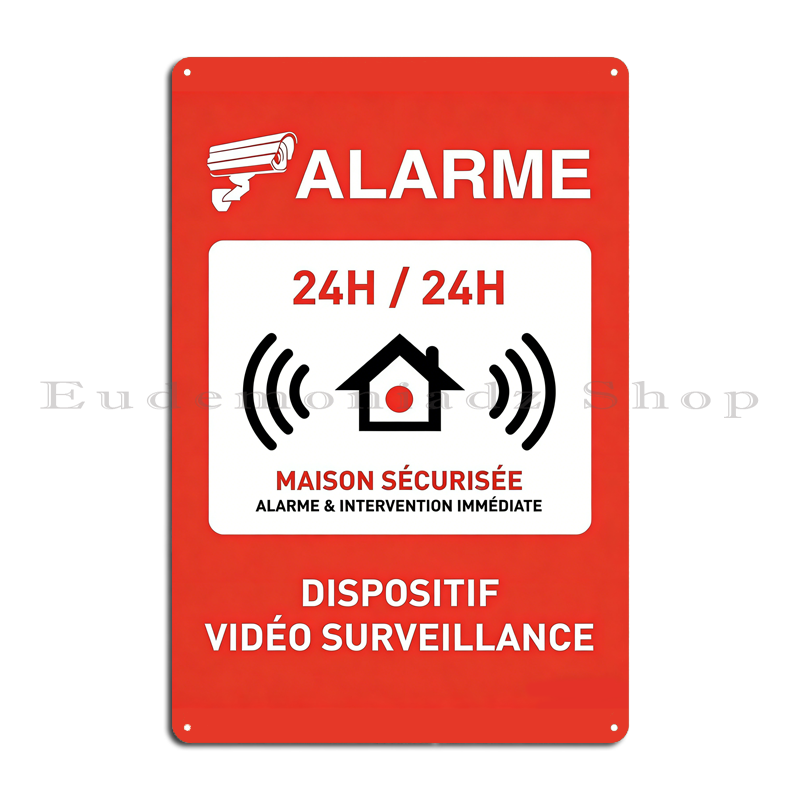 ป้ายโลหะระบบเตือนภัย 24 ชม. สไ - Home Security System บทวิจารณ์และราคา
