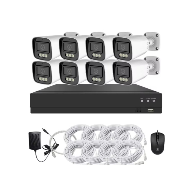 ชุดกล้องวงจรปิด 4ch 8ch ความคม - Home Security System บทวิจารณ์และราคา