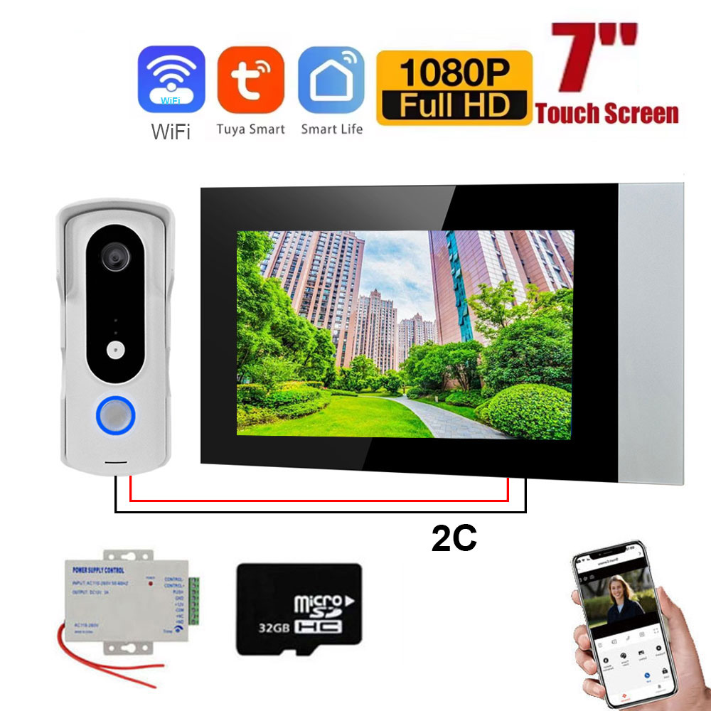 2 สายสมาร์ท Tuya WiFi 1080P วิ - Home Security Uk บทวิจารณ์และราคา