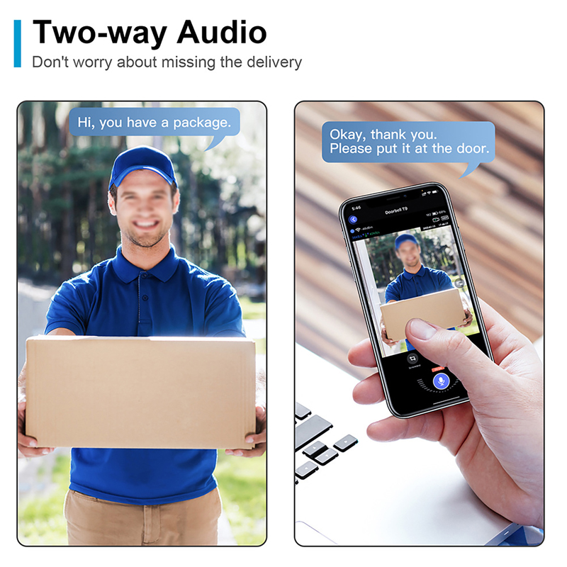 WiFi Smart Video Doorbell กล้อ - Home Security Premium บทวิจารณ์และราคา