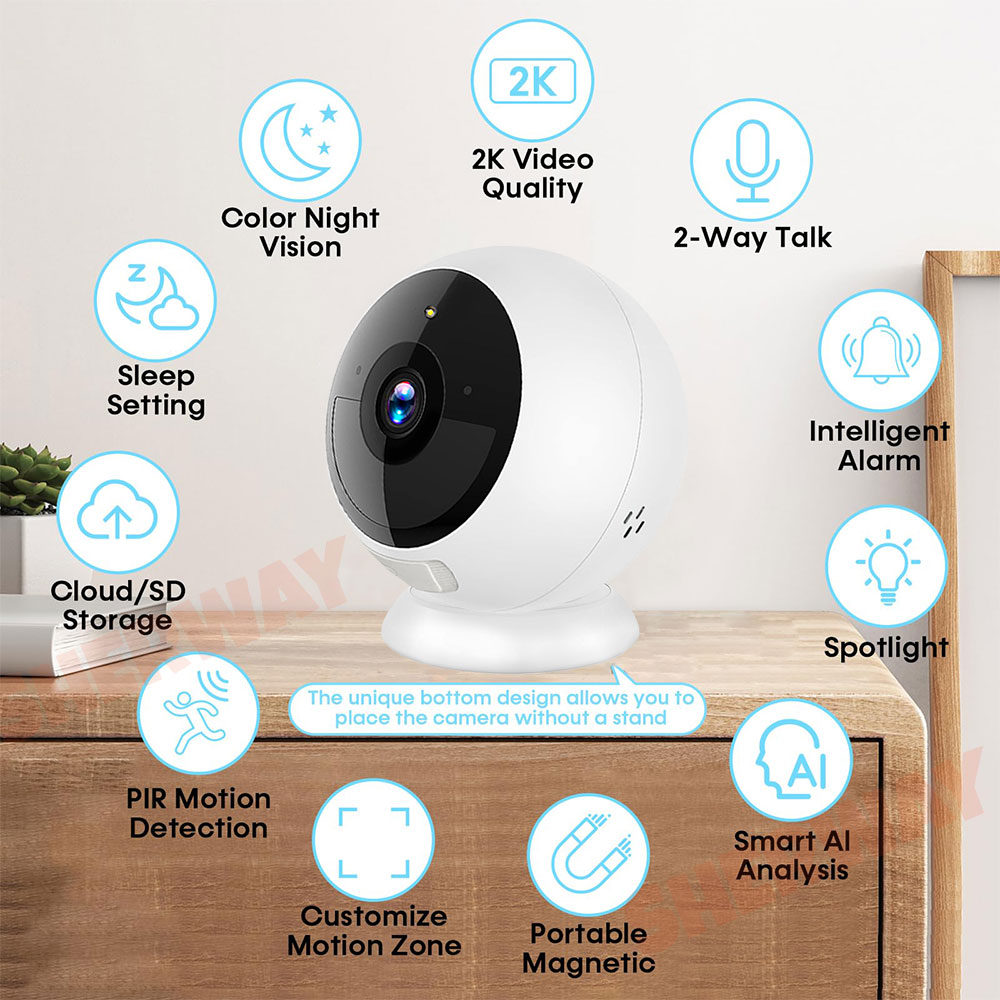 กล้องรักษาความปลอดภัยไร้สาย Wi - Home Security Premium บทวิจารณ์และราคา