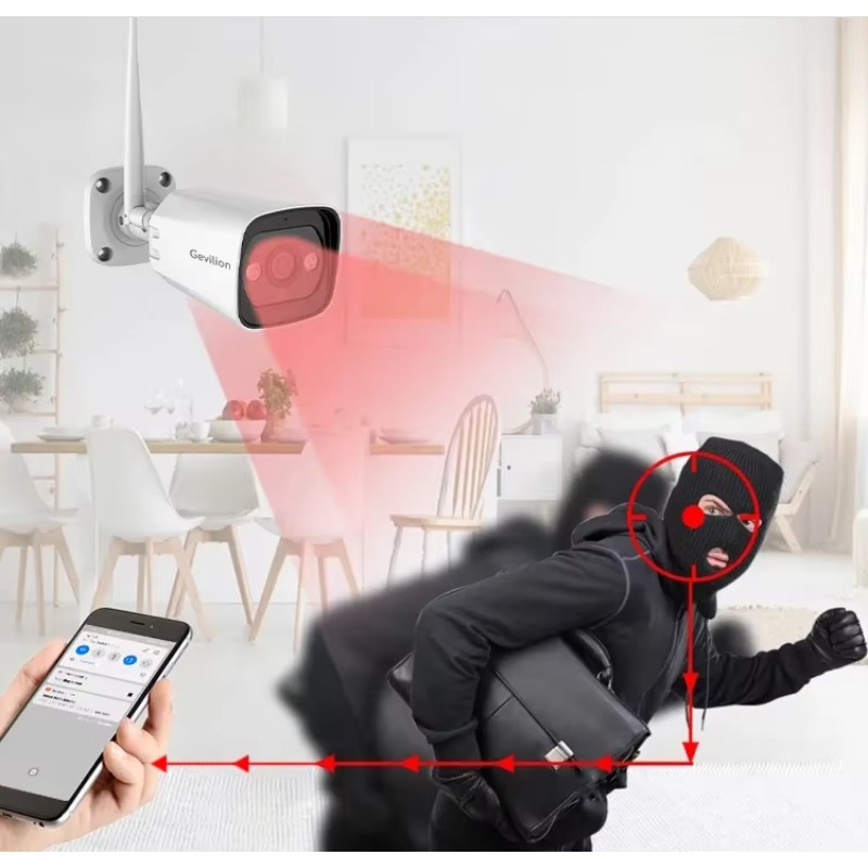 ระบบกล้องวงจรปิดภายในบ้าน 4 กล - Home Security System บทวิจารณ์และราคา