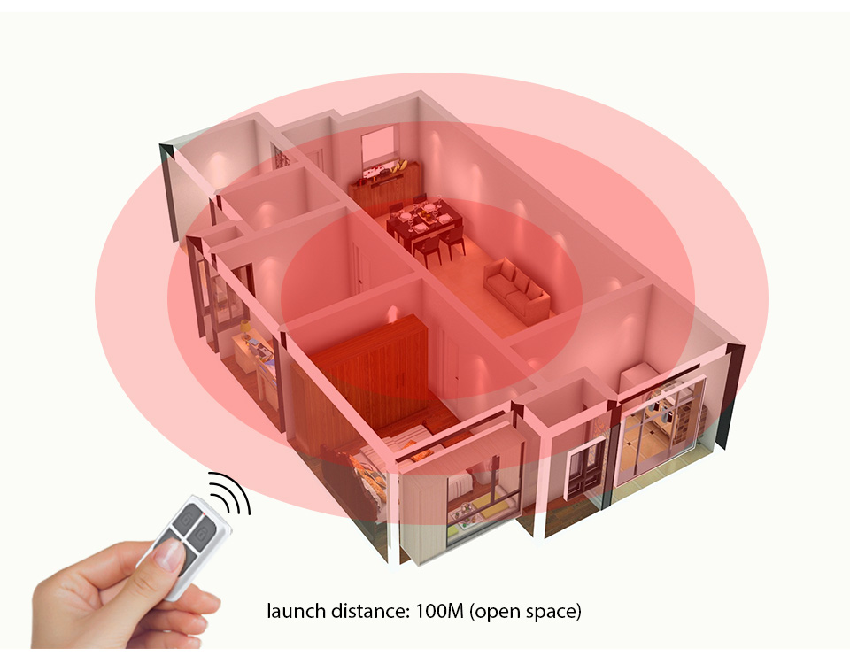 RC531 รีโมทคอนโทรลไร้สายแบบพกพ - Home Security System บทวิจารณ์และราคา