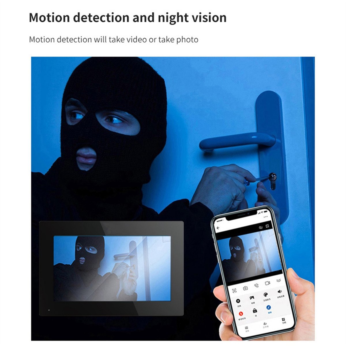 [T28C] ระบบอินเตอร์คอมวิดีโอ D - Home Security Uk บทวิจารณ์และราคา