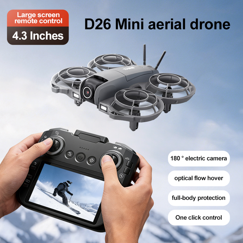 โดรน D26 4K ถ่ายภาพทางอากาศ HD - Home Security Cameras Outdoor บทวิจารณ์และราคา