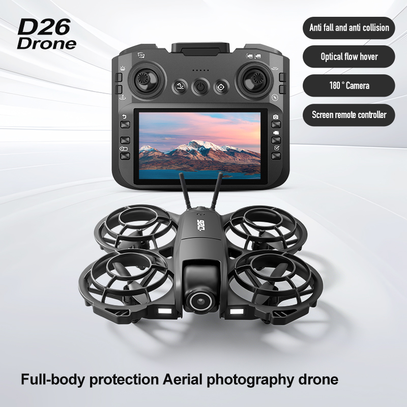 โดรน D26 4K ถ่ายภาพทางอากาศ HD - Home Security Cameras Outdoor บทวิจารณ์และราคา
