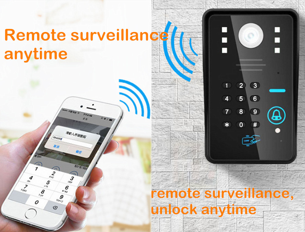 IP Wifi Video Doorbell ระบบอิน - Home Security Uk บทวิจารณ์และราคา