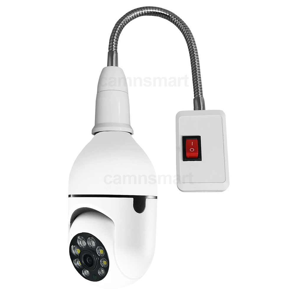 3MP Mini กล้อง Wifi E27หลอดไฟค - Home Security Uk บทวิจารณ์และราคา
