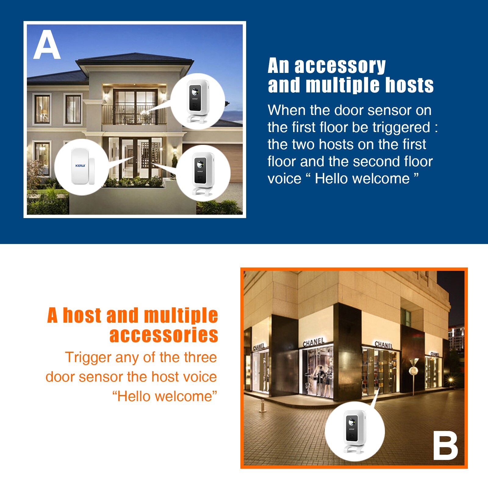 Kerui เซ็นเซอร์ตรวจจับความเคลื - Window Alarm Sensor บทวิจารณ์และราคา