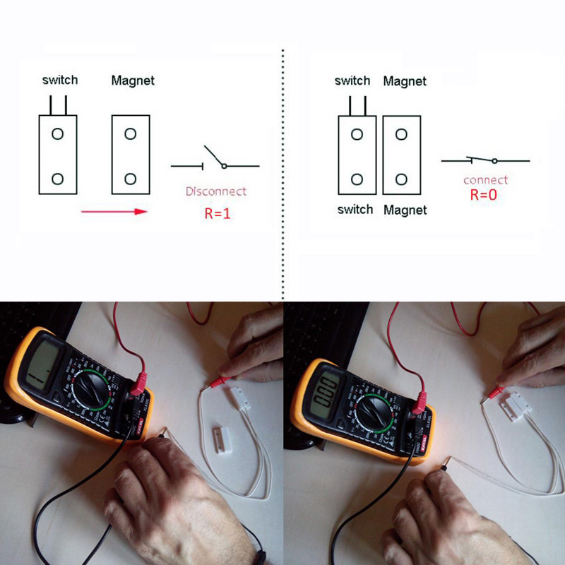 1/2/3/4/5/10/20 ชิ้น MC-38 เซ็ - Window Alarm Sensor บทวิจารณ์และราคา