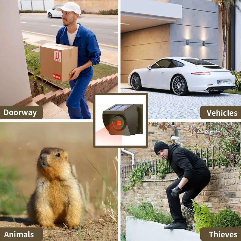 ระบบเตือนภัยไร้สายพลังงานแสงอา - Home Security System บทวิจารณ์และราคา