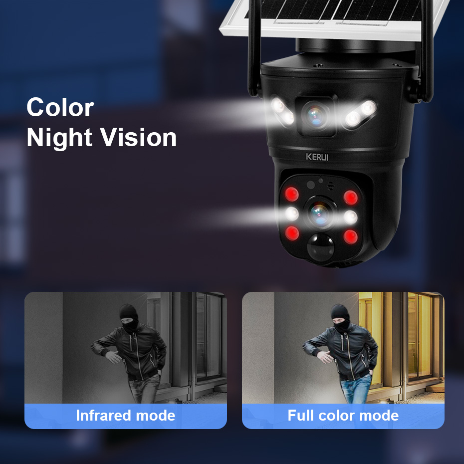 KERUI กลางแจ้ง 6MP พลังงานแสงอ - Home Security Cameras Outdoor บทวิจารณ์และราคา