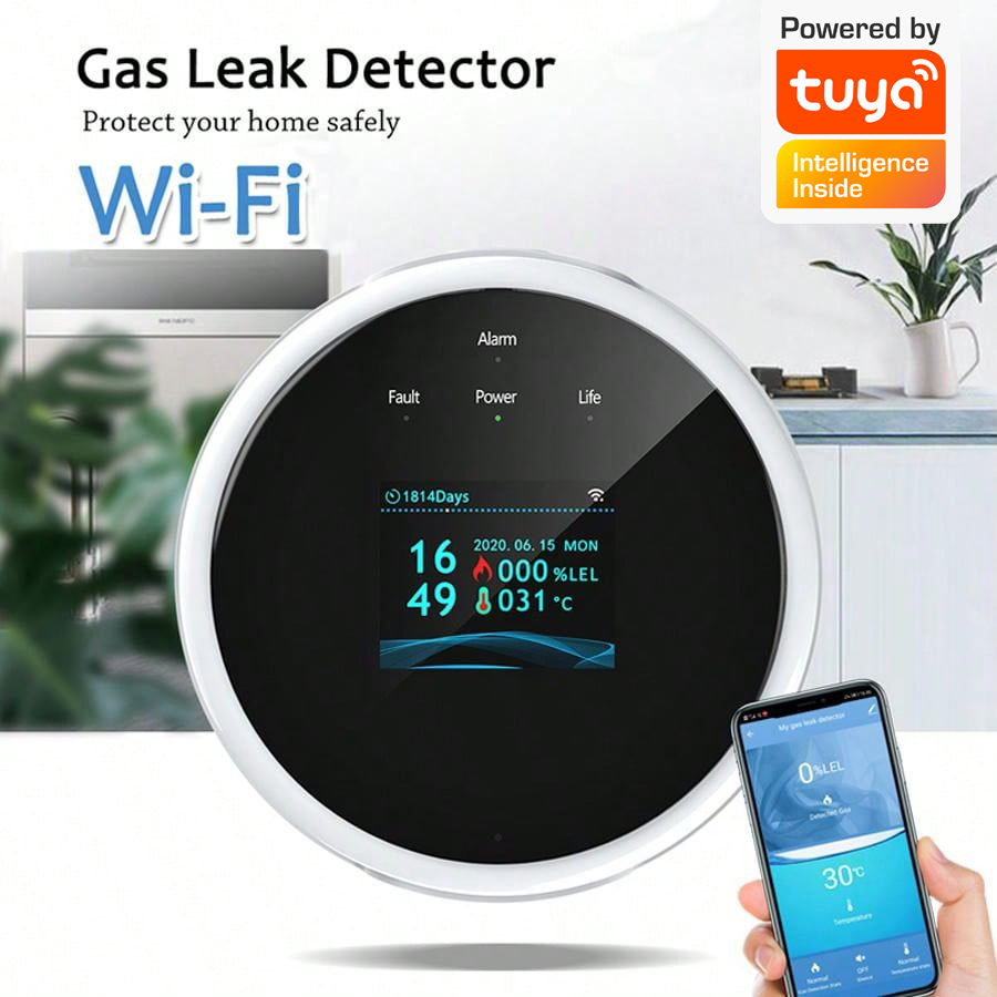 เซ็นเซอร์เตือนแก๊สรั่ว 2.4G Wi - Home Security System บทวิจารณ์และราคา