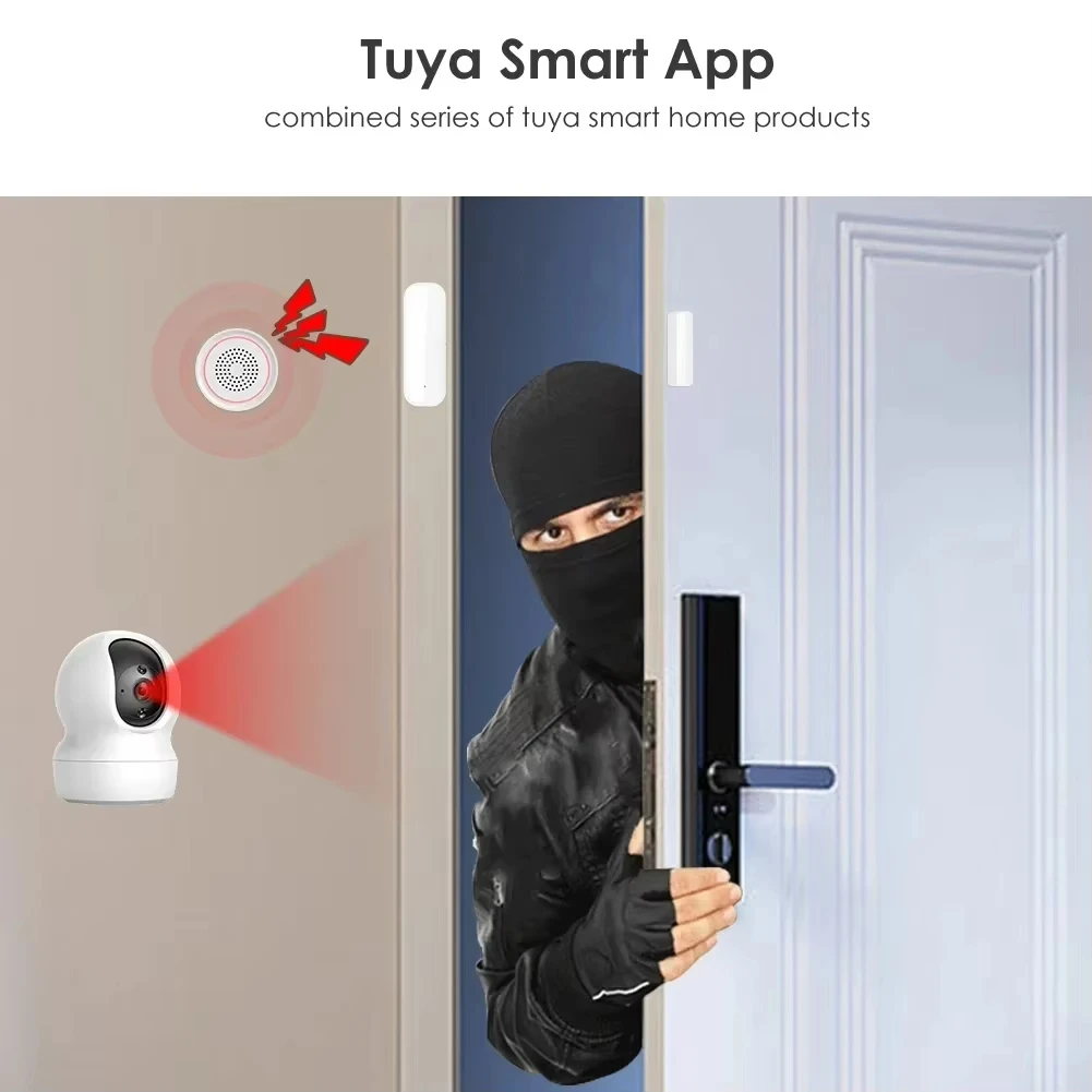 Tuya Zigbee/WiFi เซ็นเซอร์ประต - Window Alarm Sensor บทวิจารณ์และราคา