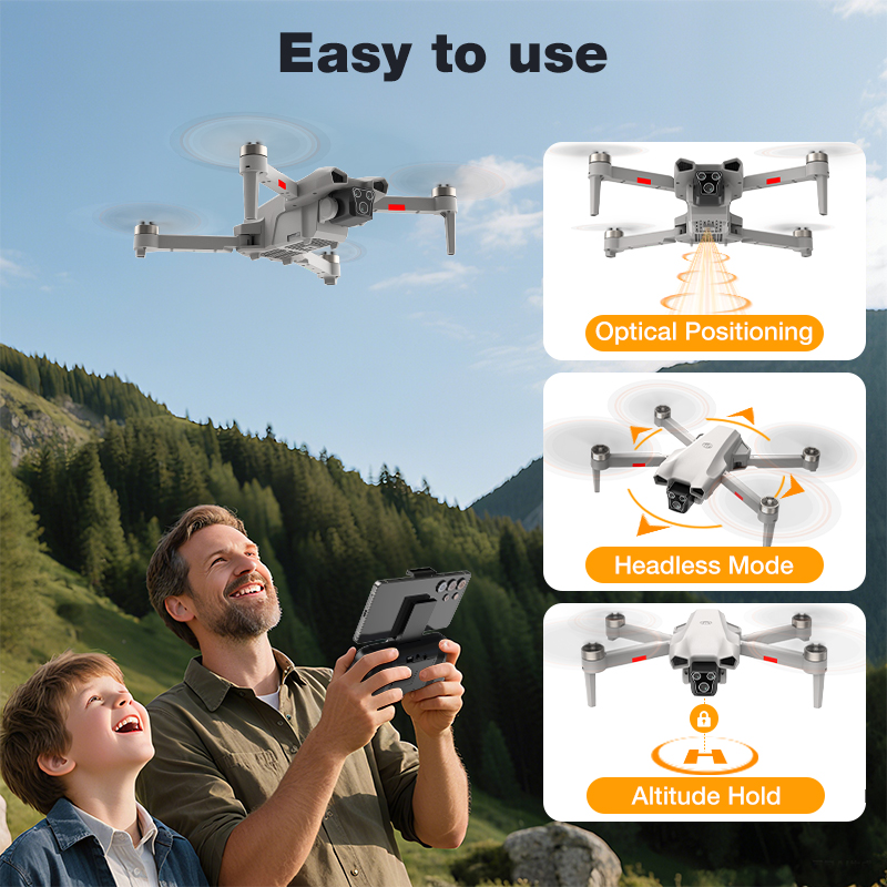 โดรนรุ่นใหม่ L017 Pro Brushles - Home Security Cameras Outdoor บทวิจารณ์และราคา