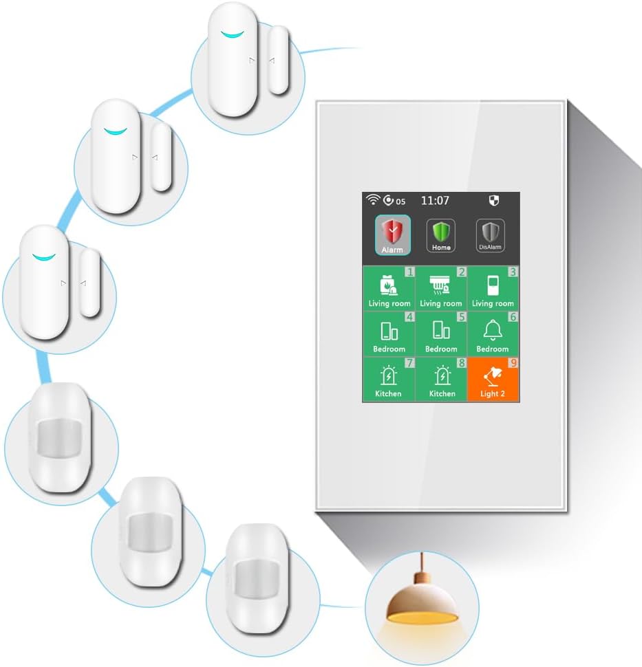 สวิตช์อัจฉริยะ Lanbon LCD 433m - Home Security Uk บทวิจารณ์และราคา