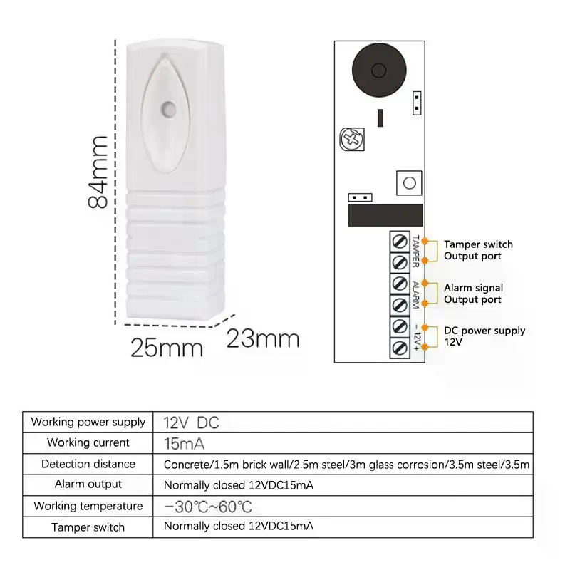เซ็นเซอร์ตรวจจับการสั่นสะเทือน - Home Security System บทวิจารณ์และราคา