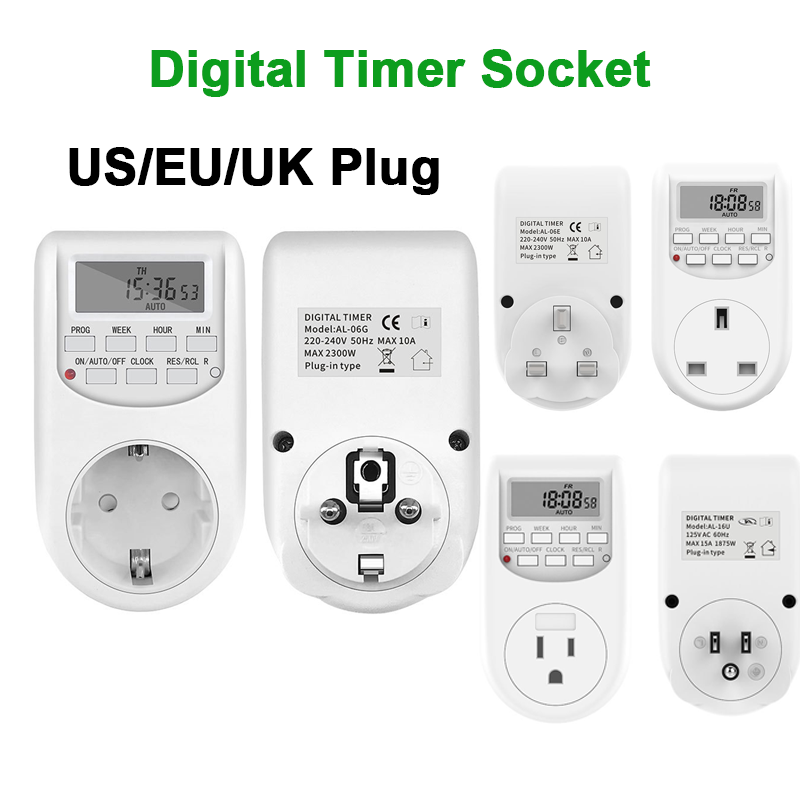 Digital Security Timer EU/US/U - Home Security Uk บทวิจารณ์และราคา